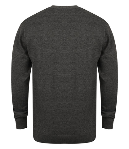 Henbury Lightweight Cotton Acrylic V Neck Cardigan