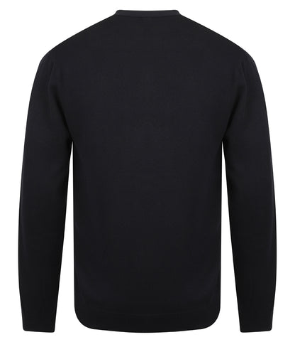 Henbury Lightweight Cotton Acrylic V Neck Cardigan