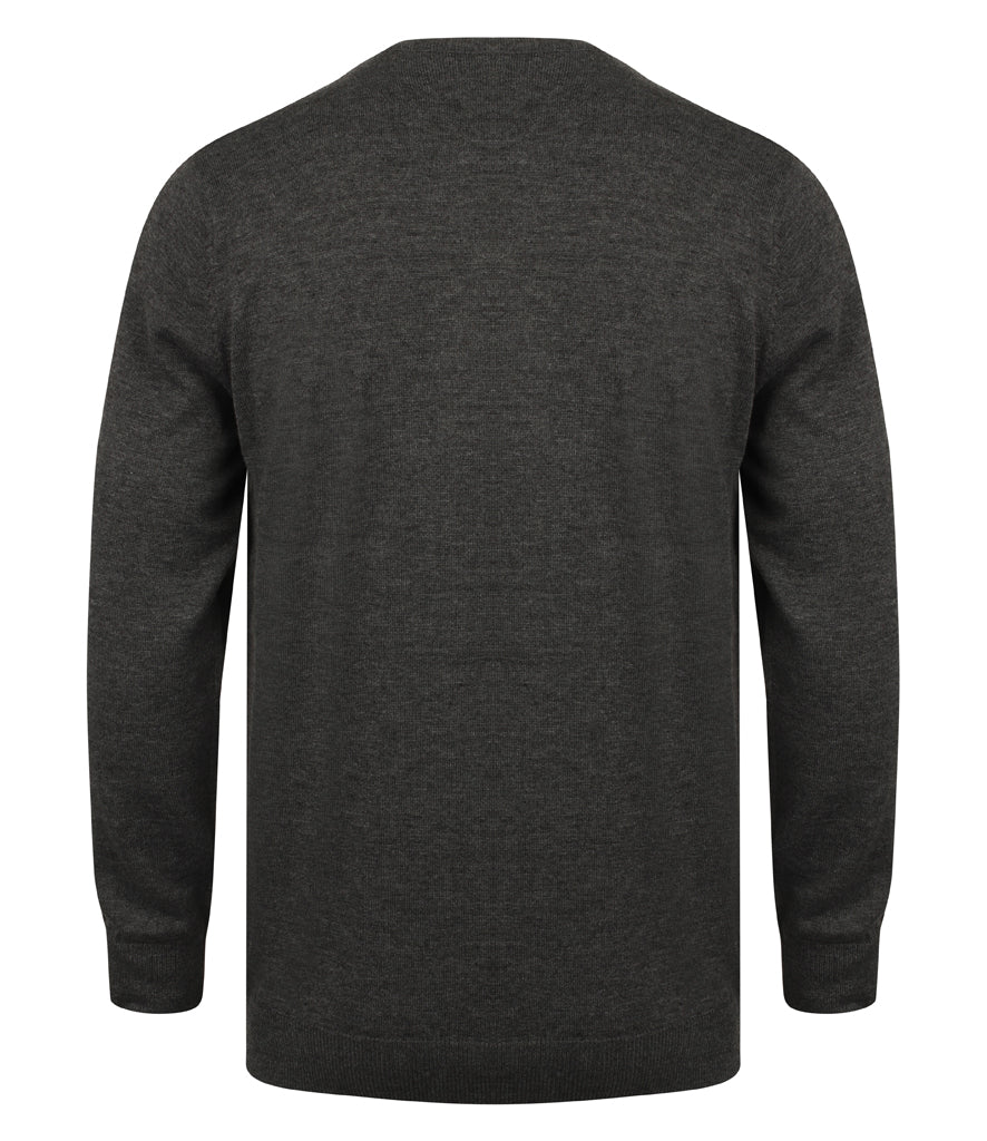 Henbury Lightweight Cotton Acrylic Crew Neck Sweater