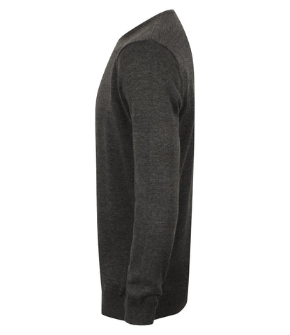 Henbury Lightweight Cotton Acrylic Crew Neck Sweater