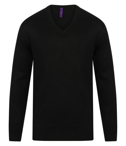 Henbury Acrylic V Neck Sweater