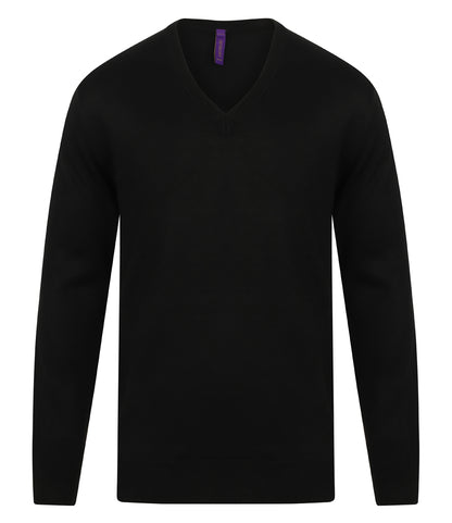 Henbury Acrylic V Neck Sweater