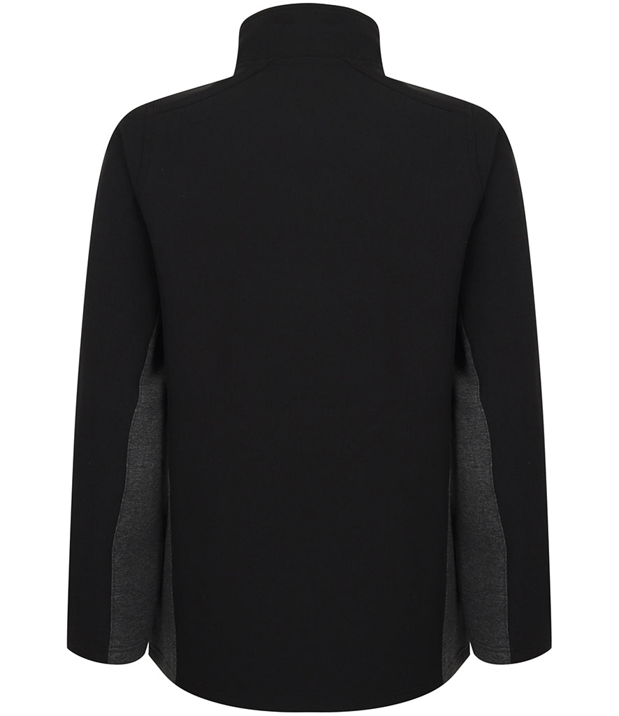 Henbury Unisex Contrast Soft Shell Jacket