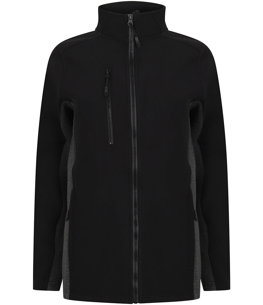 Henbury Unisex Contrast Soft Shell Jacket