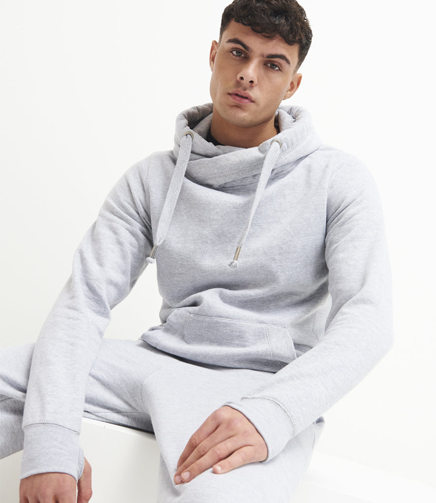 AWDis Cross Neck Hoodie