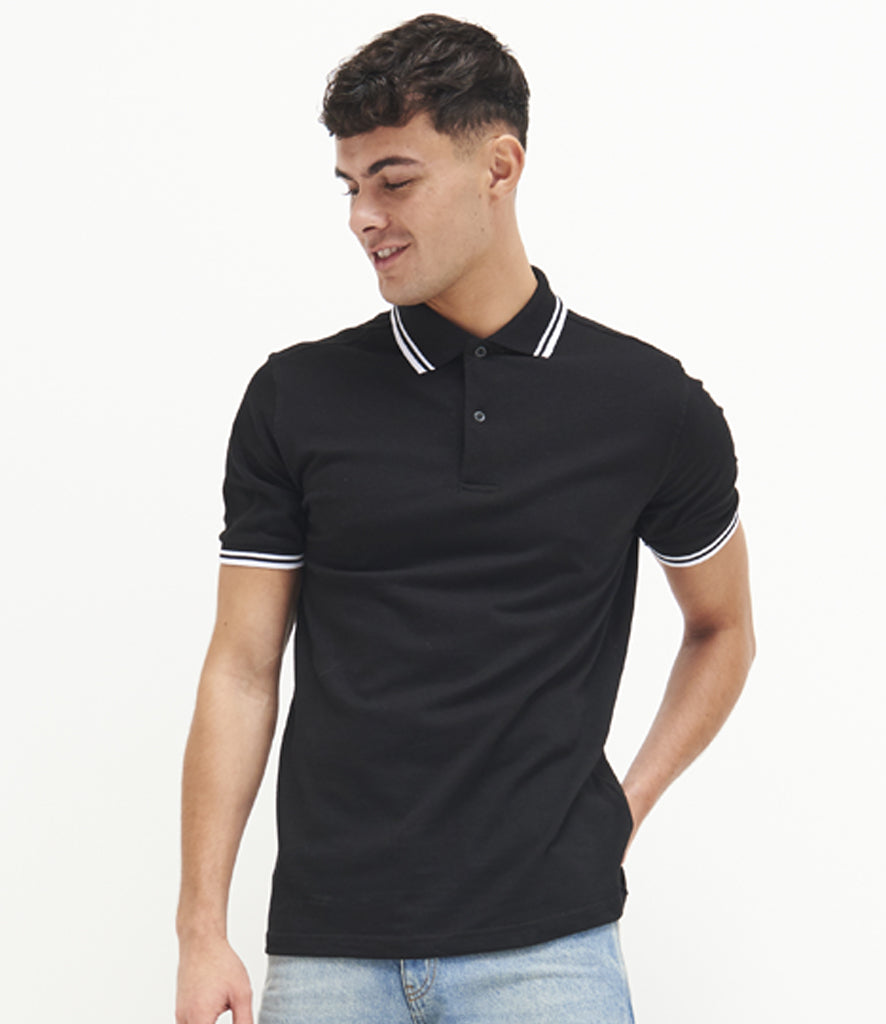AWDis Stretch Tipped PiquÃ© Polo Shirt