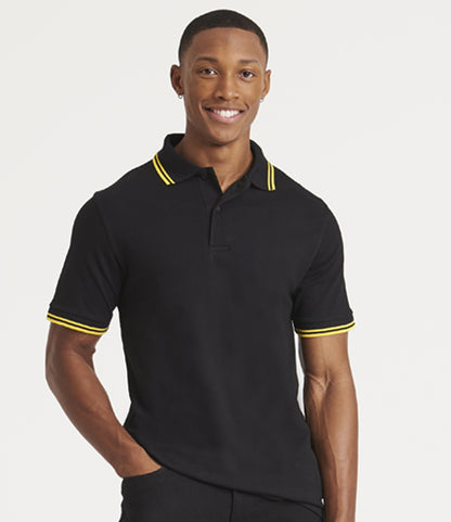AWDis Stretch Tipped PiquÃ© Polo Shirt