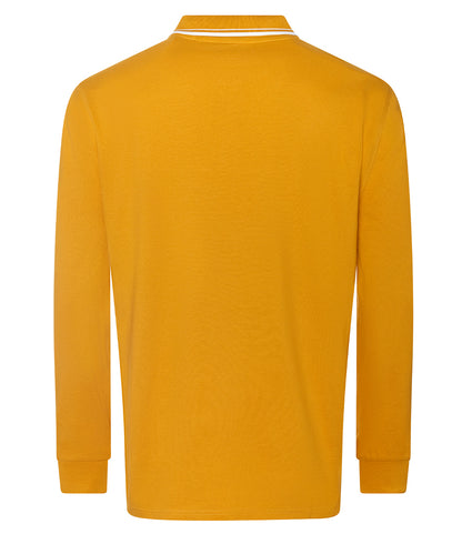 AWDis Long Sleeve Tipped 100 Polo Shirt