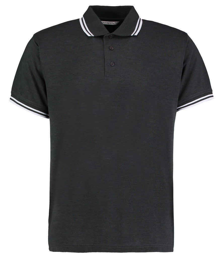 Kustom Kit Contrast Tipped Poly/Cotton PiquÃ© Polo Shirt