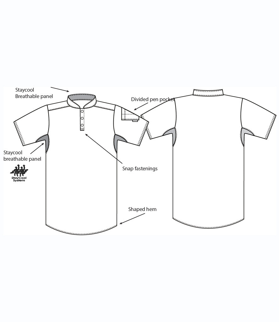 Le Chef Knitted PiquÃ© Chef's Shirt