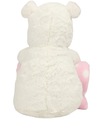 Mumbles Hippo with Printed Fleece Blanket