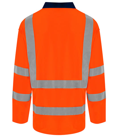 Pro RTX High Visibility Long Sleeve Polo Shirt