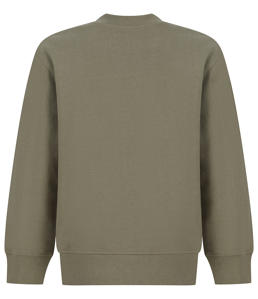 SF Clothing Kids Sustainable Fashion Curved Hem Sweatshirt