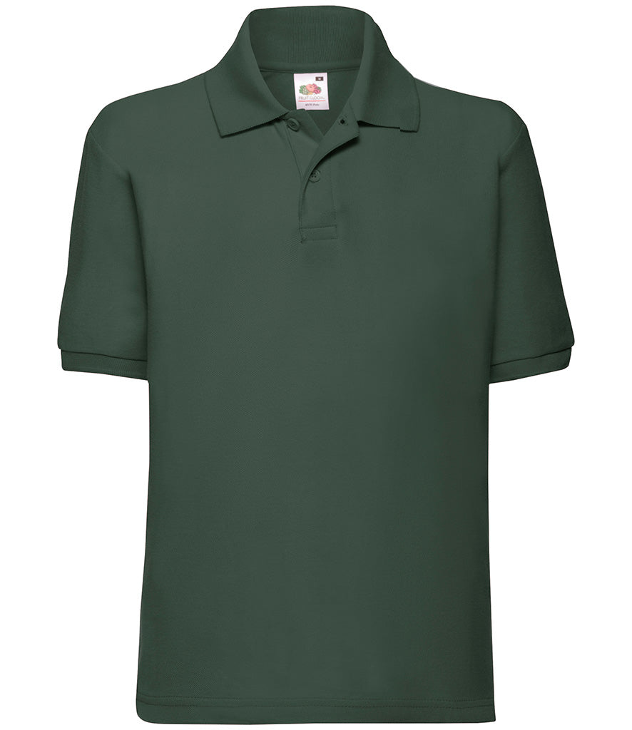 Fruit of the Loom Kids Poly/Cotton PiquÃ© Polo Shirt