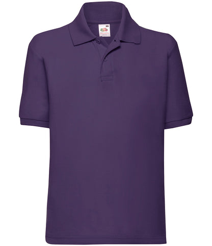 Fruit of the Loom Kids Poly/Cotton PiquÃ© Polo Shirt