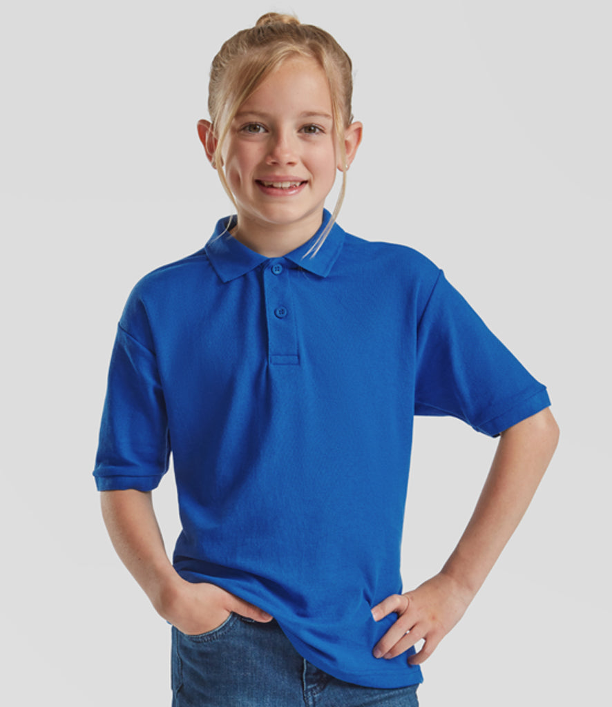 Fruit of the Loom Kids Poly/Cotton PiquÃ© Polo Shirt