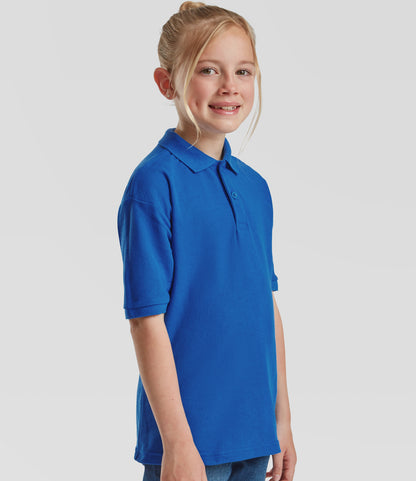 Fruit of the Loom Kids Poly/Cotton PiquÃ© Polo Shirt