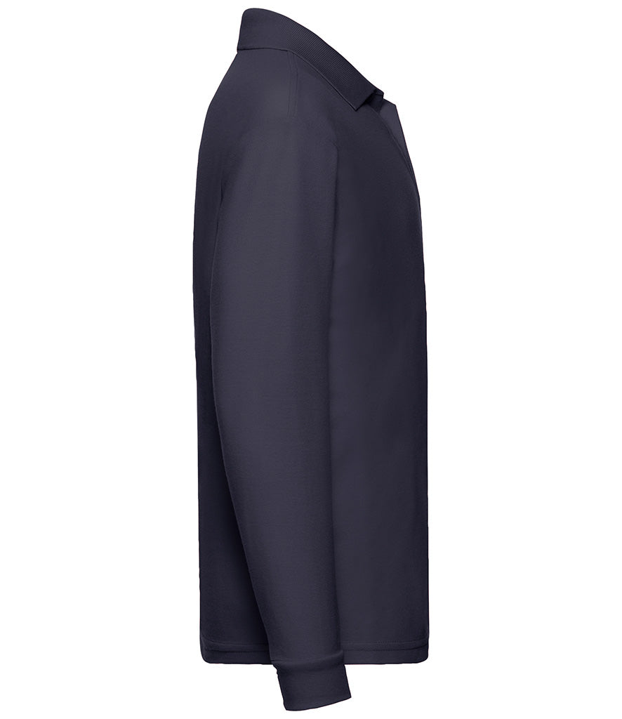 Fruit of the Loom Kids Long Sleeve Poly/Cotton PiquÃ© Polo Shirt