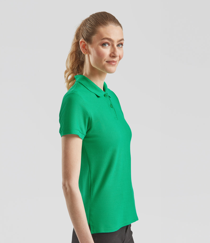 Fruit of the Loom Lady-Fit Premium Cotton PiquÃ© Polo Shirt