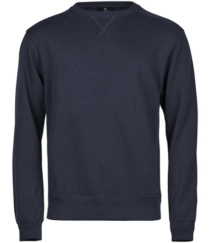 Tee Jays Ribbed Interlock Crew Neck Sweatshirt